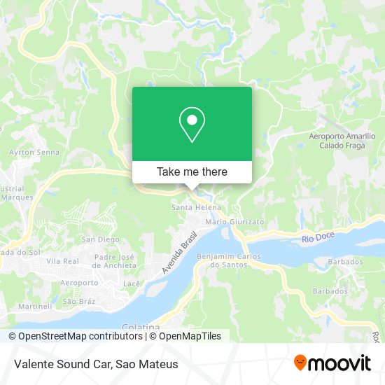 Valente Sound Car map