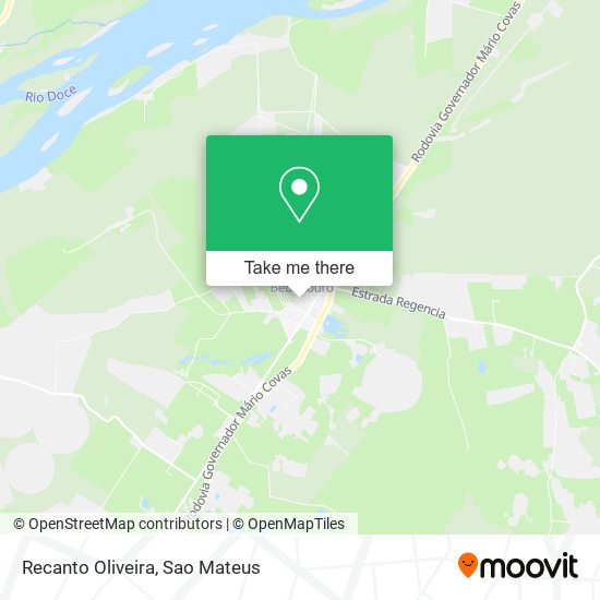 Recanto Oliveira map