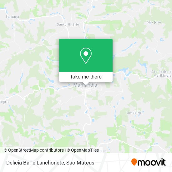 Delícia Bar e Lanchonete map