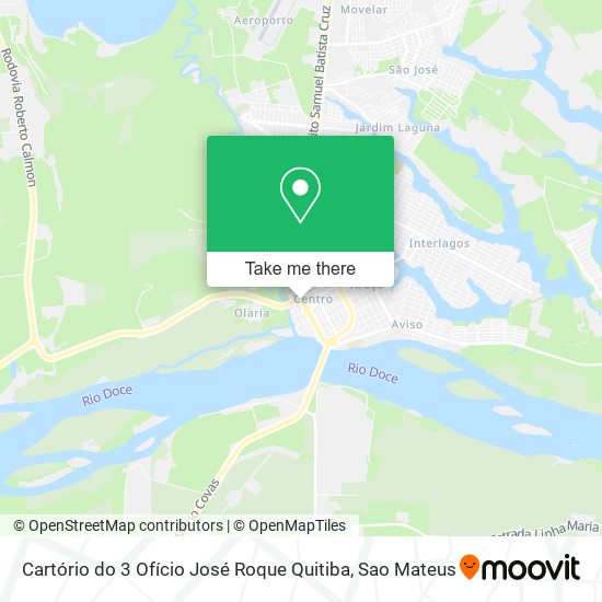 Cartório do 3 Ofício José Roque Quitiba map