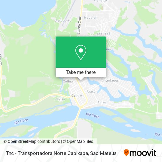 Tnc - Transportadora Norte Capixaba map