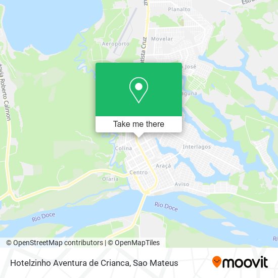 Hotelzinho Aventura de Crianca map