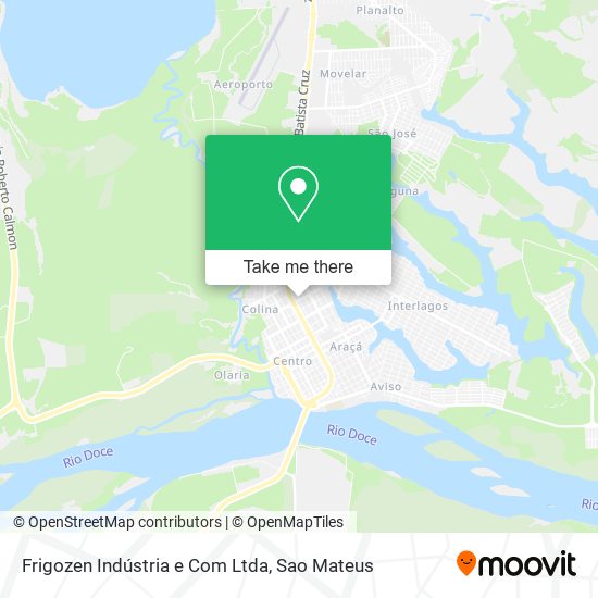 Mapa Frigozen Indústria e Com Ltda