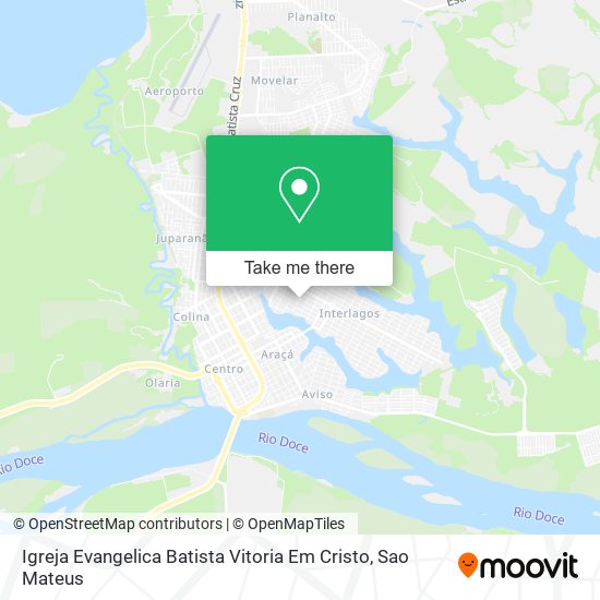 Igreja Evangelica Batista Vitoria Em Cristo map