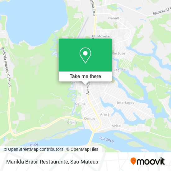Mapa Marilda Brasil Restaurante