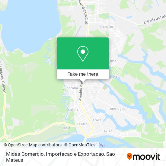 Midas Comercio, Importacao e Exportacao map