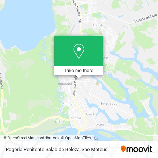 Rogeria Penitente Salao de Beleza map