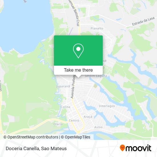 Doceria Canella map