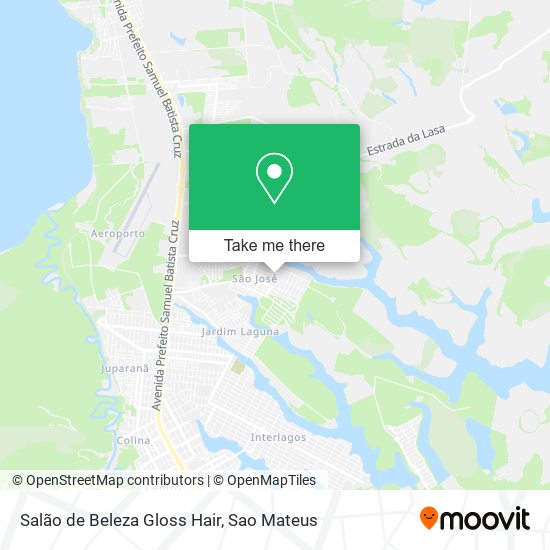 Salão de Beleza Gloss Hair map