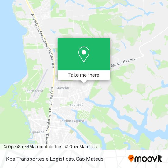 Kba Transportes e Logisticas map