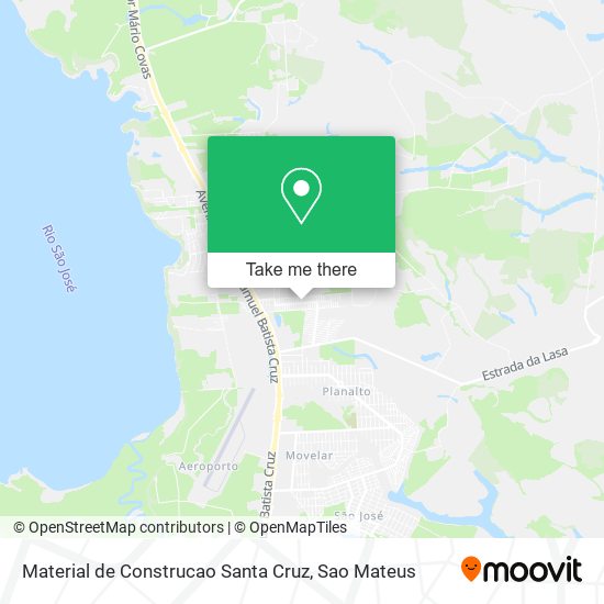 Material de Construcao Santa Cruz map