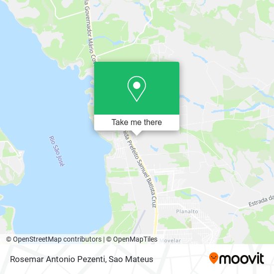 Rosemar Antonio Pezenti map