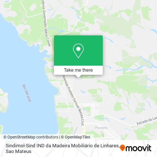 Sindimol-Sind IND da Madeira Mobiliário de Linhares map