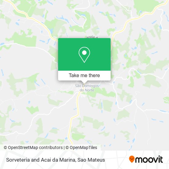 Sorveteria and Acai da Marina map