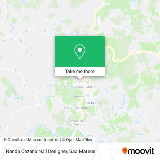 Nanda Cezana Nail Designer map