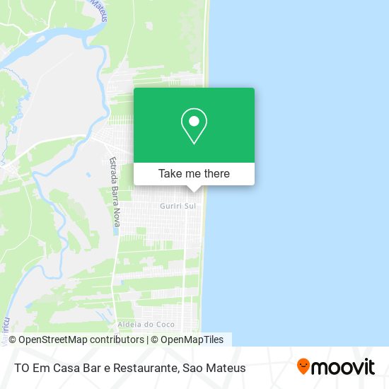 TO Em Casa Bar e Restaurante map