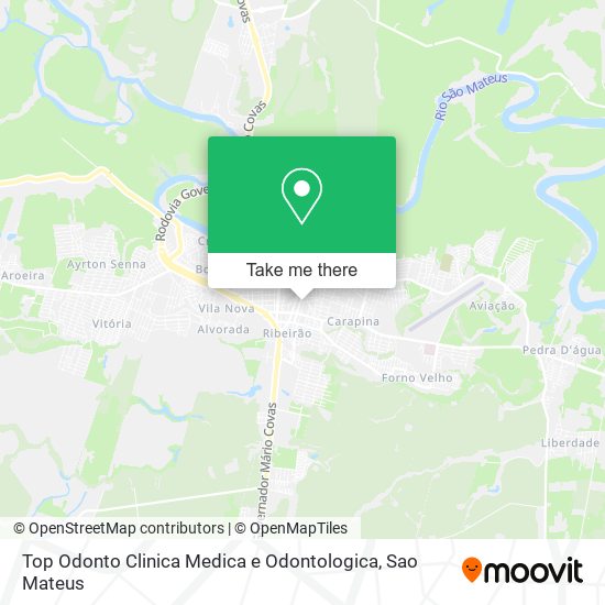 Top Odonto Clinica Medica e Odontologica map