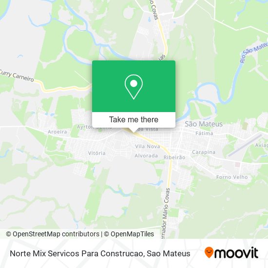Norte Mix Servicos Para Construcao map
