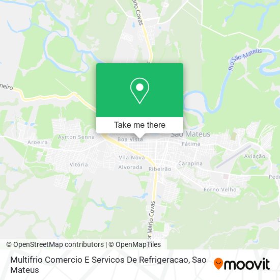 Multifrio Comercio E Servicos De Refrigeracao map