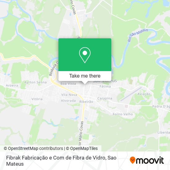 Fibrak Fabricação e Com de Fibra de Vidro map