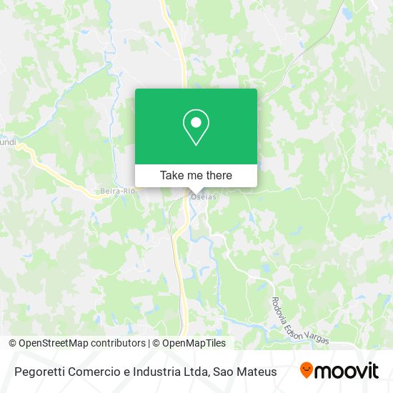Pegoretti Comercio e Industria Ltda map