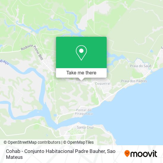 Cohab - Conjunto Habitacional Padre Bauher map