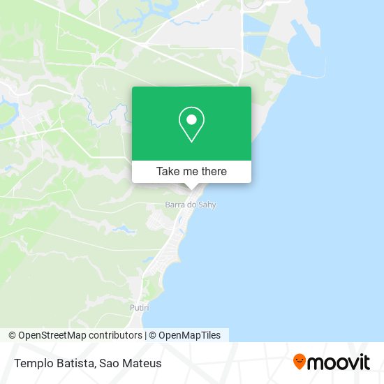 Templo Batista map
