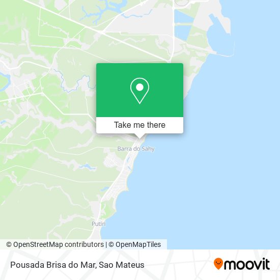 Pousada Brisa do Mar map