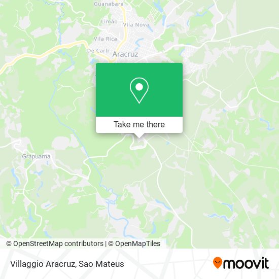 Villaggio Aracruz map