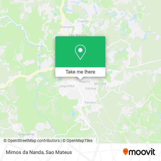 Mimos da Nanda map