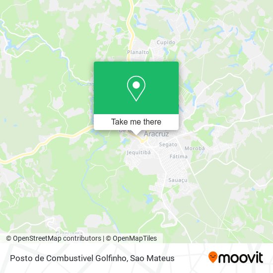 Mapa Posto de Combustivel Golfinho