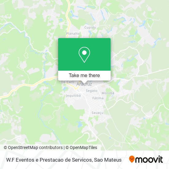 W.F Eventos e Prestacao de Servicos map