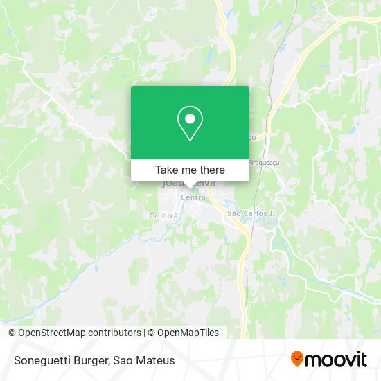Soneguetti Burger map