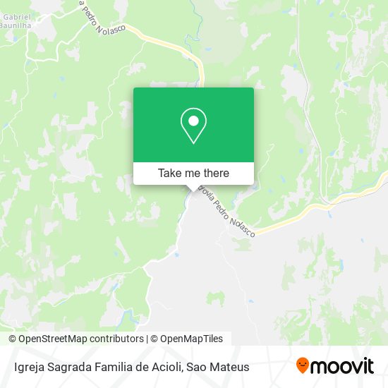 Igreja Sagrada Familia de Acioli map