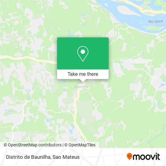 Distrito de Baunilha map