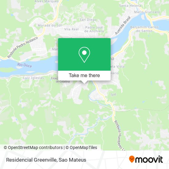 Residencial Greenville map
