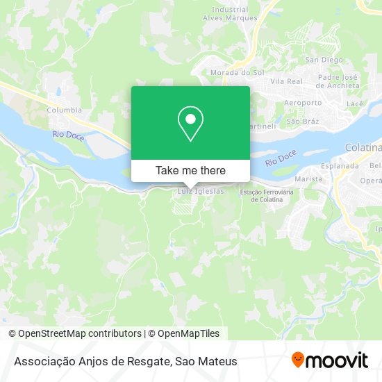 Associação Anjos de Resgate map