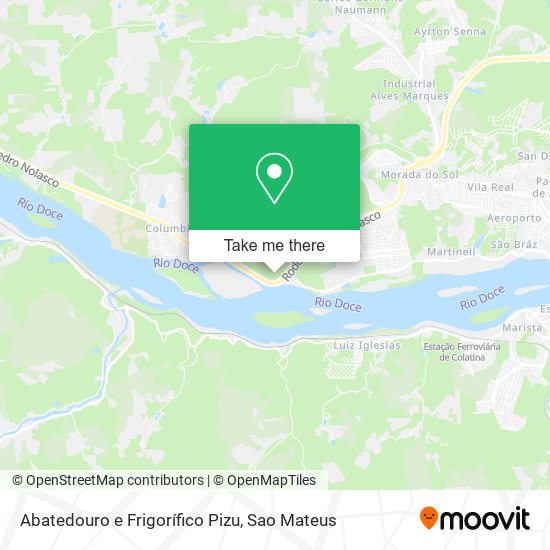 Abatedouro e Frigorífico Pizu map