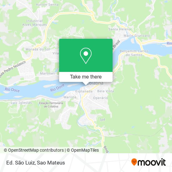 Ed. São Luiz map