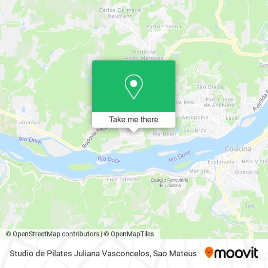 Studio de Pilates Juliana Vasconcelos map
