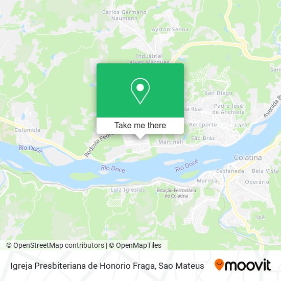 Igreja Presbiteriana de Honorio Fraga map