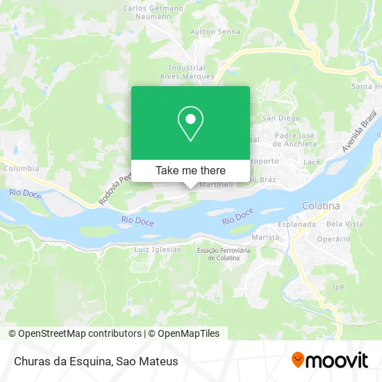 Churas da Esquina map