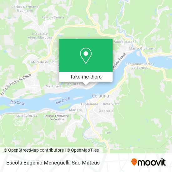 Escola Eugênio Meneguelli map