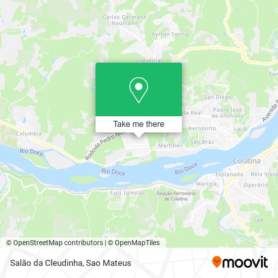 Salão da Cleudinha map