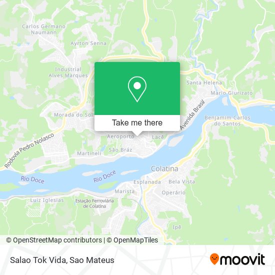 Mapa Salao Tok Vida