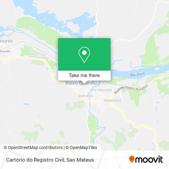 Cartório do Registro Civil map