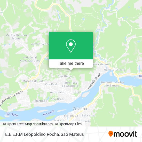 Mapa E.E.E.F.M Leopoldino Rocha