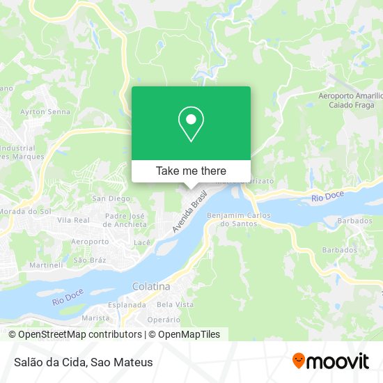 Salão da Cida map