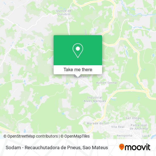 Sodam - Recauchutadora de Pneus map