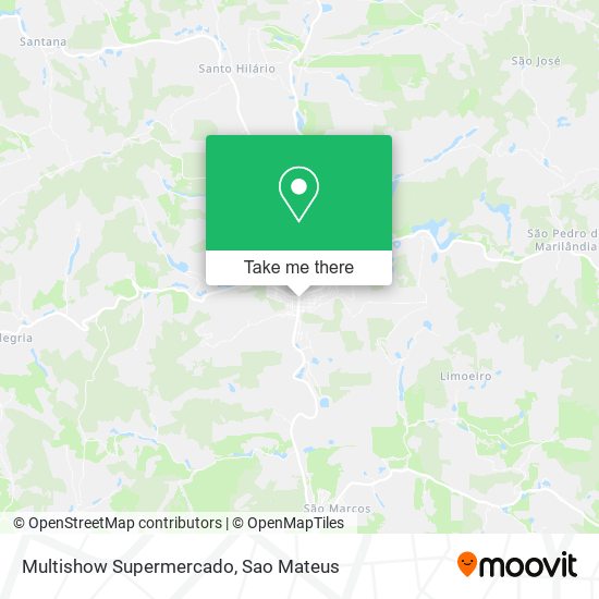 Multishow Supermercado map